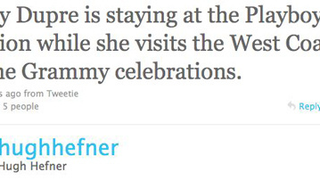 Ashley Dupre Is Staying At The Playboy Mansion